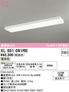 XL551091RE ODELIC �I�[�f���b�N (OE) �����v�ʍ��� NO440RE 40S/L/21/G13/R90