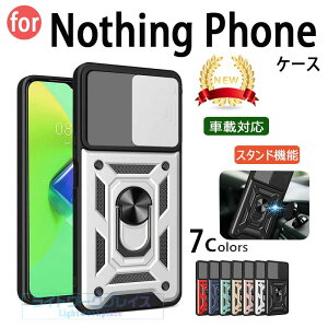 �i�b�V���O �t�H��3a �P�[�X �ԍڑΉ� �X�^���h�@�\ �X���C�h�������Y�J�o�[ Nothing Phone (3a) Lite �ϏՌ� �J�o�[ �^�t�Ŋ�� TPU&PC�f�� �����O�t�� �Ռ��z�� �����h�~ ������� Nothing Phone (3) �ی�