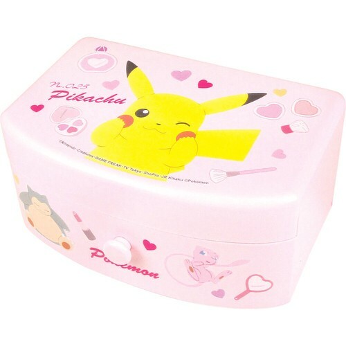 80Spop Pikachu Decorative Box Heart-Shaped Jewelry Box Pokemon