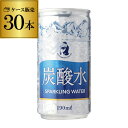 【バーテンダーも愛用】PRO炭酸水 スパークリングウォーター 強炭酸水 プレーン 缶 無糖 190ml 30本 ケース販売 長S