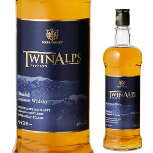 �c�C���A���v�X 40�x 750ml�W���p�j�[�Y �E�C�X�L�[ �u�����f�b�h twin alps japanese whisky ��S
