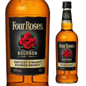 【全品P3倍 4/24 20時～4/27 10時 限定】【ママ割エントリーP2倍】フォアローゼズブラック Four Roses BOURBON 700ml[バーボン][ウイスキー][Four Roses] フォアローゼス [長S] 母の日