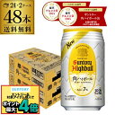 【楽天グルメ大賞受賞！】サントリー 角ハイボール缶 350ml缶 48本 (24本×2ケース) 送料無料 48缶 SUNTORY 角瓶 チューハイ ケース 詰め合わせ サワー AIB