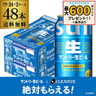 サントリー 生 ビール 350ml×48本 送料無料 2ケース(48缶) ビール トリプル生 サン生 国産 SUNTORYsanna…