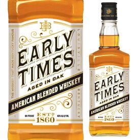 【総額100万ポイントが当たる！】アーリータイムズ ホワイト ラベル 40度 700ml アメリカン ウイスキー EARLY TIMES american whisky 長S