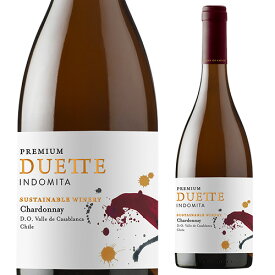 インドミタ　デュエット・プレミアム シャルドネ 2021 or 2022Duette Indomita Premium Chardonnay[チリ][白ワイン][辛口] 浜運 父の日