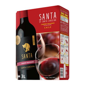 サンタ バイ サンタ カロリーナ カベルネソーヴィニョン シラー 3LBIB [チリ][ボックスワイン][BOX][赤ワイン][辛口][BIB][バッグインボックス][長S]