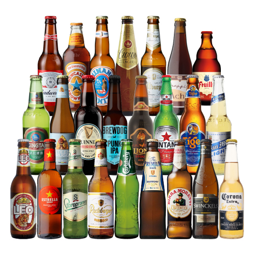 気分はまるで世界一周旅行 全品P3倍 6 15限定 ビールセット ギフト 世界のビール飲み比べ21か国24本セット 送料無料 【SALE／70%OFF】 詰め合わせ 輸入ビール 飲み比べ クラフトビール ドリンク 18％OFF 酒 長S