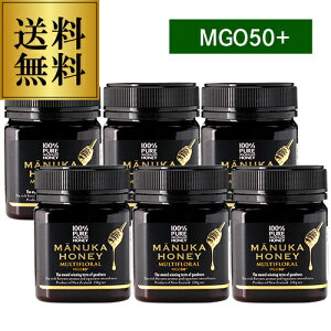 MGO50{ }kJnj[ }`t[ 250g×6 }kJ MGO Mtg MANUKA HONEY ݂͂ I n`~c M _ S