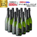 1本あたり599円(税込) 送料無料『当店最安値』スペイン産スパークリングワイン プロヴェット スパークリング ブリュット 750ml 12本 スペイン スパークリングワイン 長S