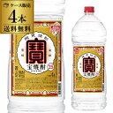 【ケース購入がお得】宝焼酎 25度 4L×4本 4000ml ケース販売 焼酎甲類 25° 宝 焼酎 宝酒造 RSL