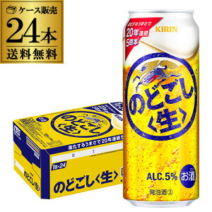 キリン のどごし生 500ml×24本送料無料 のどごし 生 麒麟 新ジャンル 第3の生 ビールテイスト 500缶 国産 1ケース販売 缶 AIB