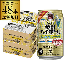 【宝】【塩レモン】【送料無料】タカラ 焼酎ハイボール 強烈塩レモンサイダー 350ml缶×2ケース（48本）チューハイ ケース 詰め合わせ サワー レモンサワー缶 宝酒造 糖質ゼロ AIB