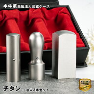 ★印鑑セット 法人印鑑 いんかん 電子印鑑 チタン ケース付き 会社印 法人印鑑 3本セット 会社設立 印鑑…