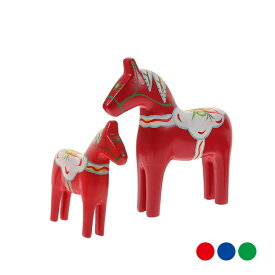 グラナス 北欧 スウェーデン 飾り シンプル かわいい おしゃれ お得な2サイズセット 木製 手作り 伝統 民芸品 干支 馬 木製置物 木彫り馬 お土産 玄関 北欧雑貨 インテリア雑貨 インテリア お迎え お盆飾り