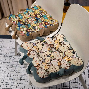 送料無料 座布団 クッション 38*38cm チェアクッション ひも付き ゲーミングチェア おしゃれ 床用 フロアクッション ざぶとん 洗える 柔らかい 座り心地いい シートクッション 自宅 オフィス