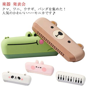 送料無料 キッズ 子供用 16穴 赤ちゃん リトミック 楽器 練習用 笛 初心者 ベビー クマ 楽器 女の子 男の子 C調 ワニ ウサギ パンダ ピアノ 音階 子供向け 合奏 音楽 ハーモニカ 音遊び 知育玩