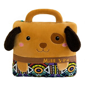 車載 両用抱き枕 毛布 布団一体型 ファスナー付き クッション 動物柄 車用 ブランケット お昼寝枕 掛けふとん おりたたみ 持ち運び 毛布付き 柄10 かわいい 腰当クッション ブランケットハー