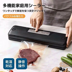 真空パック機 真空シーラー シーラー 乾湿対応 多機能 乾燥物 汁気物 自動脱気 停止 シールのみ 真空シール 卓上 マルチパッケージ作業 鮮度長持ち 操作簡単 コンパクト 液体対応 家庭用 真
