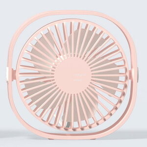 卓上扇風機 360度角度調節 静音 USB給電式 卓上ファン ミニ扇風機 風量3段階調節 パワフル送風 5ファンブレード 軽量 便利 連続使用 仕事 自宅 車内 熱中症対策