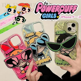 iphone16 iPhone15 ケース iphone15pro iPhone15 plus iPhone14 plus pro max ケース iPhone13 mini Pro Max iphone12 mini Pro Max iphone11 ケース パワーパフガールズ 韓国 スマホグリップ かわいい おしゃれ 保護ケース