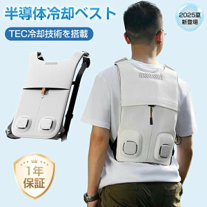 【1年保証】【2025夏新登場】 真・半導体 半導体 冷却 ベスト 冷感服 強力 ペルチェベスト 冷却ベスト バイク用冷却服 冷却作業着 現場 冷やす ジャケット TEC ペルチェ素子 冷却コアモジュー