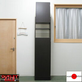 【送料無料/アウトレット】日本製！突っ張り壁面収納（幅45cm）突っ張り薄型壁面ライブラリーシリーズ ストッカー