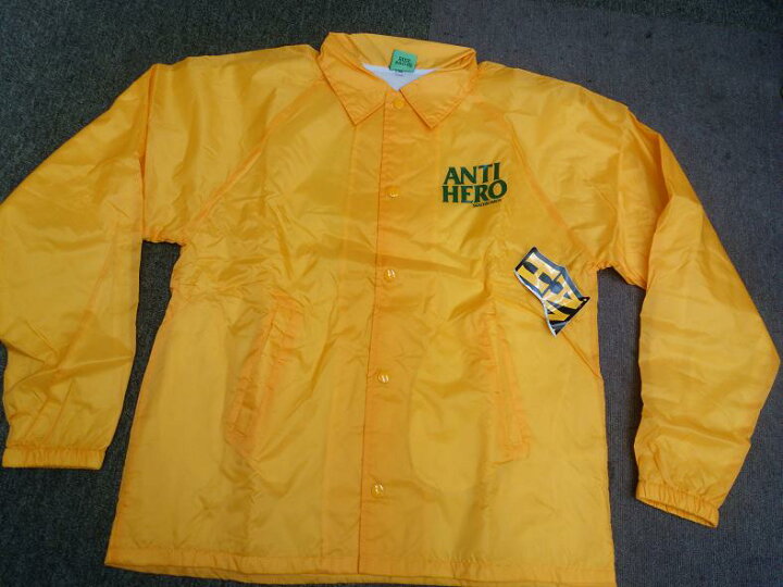 楽天市場】【Anti Hero】スケートボード COACH JACKET アンチヒーロー 