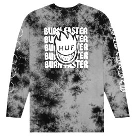 Huf X Spitfire BURN FASTER LONG SLEEVE T-SHIRT スピットファイヤー　スケートボード