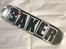 【BAKER】8.0×31.5　Brand Logo Black/White 　Skateboard Deckベイカー スケートボード デッキ