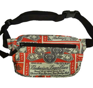 BUDWEISER FANNY PACK�@�o�h���C�U�[ �r�[���@�E�G�X�g�o�b�N �I�t�B�V�����@���C�Z���X�@BEERS.