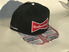 BUDWEISER BLK 3D EMB BILL　cap　バドワイザー ビール　キャップ　帽子　オフィシャル　ライセンスBEERS.