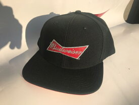 BUDWEISER BLK LIQUID CHROME　cap　バドワイザー ビール　キャップ　帽子　オフィシャル　ライセンスBEERS.