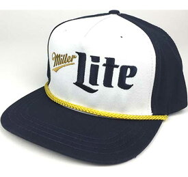 Miller Lite　 ROPE FLAT BILL　ミラー・ライト ビール　　帽子　オフィシャル　ライセンス
