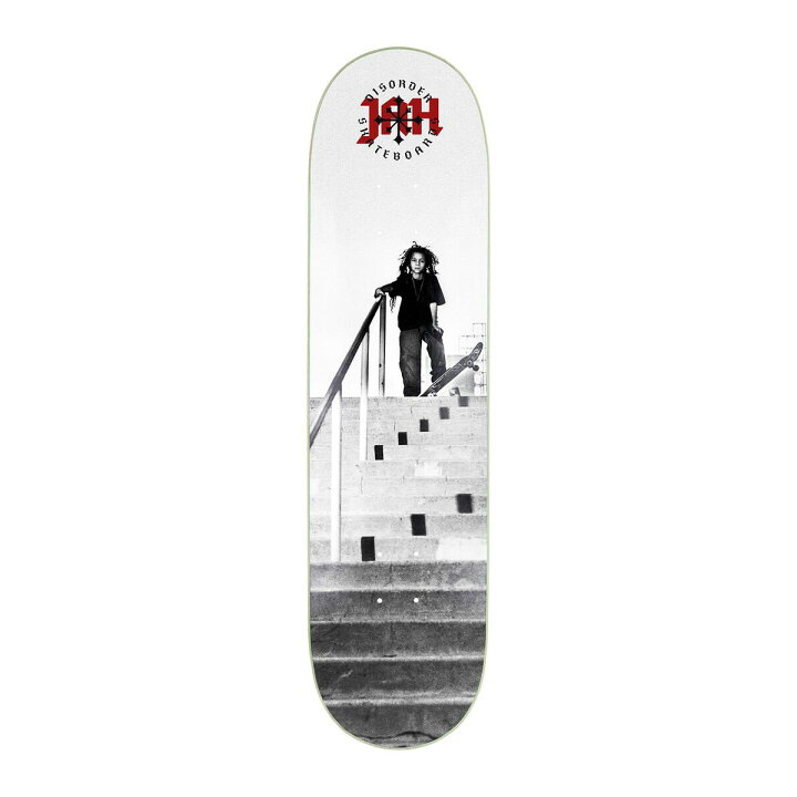 楽天市場】【DISORDER】8.0 × 31.3 JAH DECK WHITE Skateboard Deck 