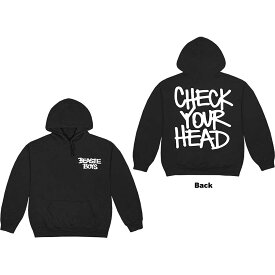 BEASTIE BOYS ビースティ・ボーイズ　CHECK YOUR HEAD Pullover Hoodie (ブラック)　パーカー・オフィシャル！