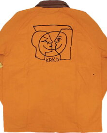 【Krooked】Moon Smile Orange Jacketジャケット