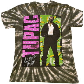 2PAC TUPAC UNISEX T-SHIRT: ALL EYEZ ON ME (WASH COLLECTION)　Tシャツ(ブラック) オフィシャル！official license　正規品