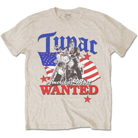 2PAC TUPAC UNISEX T-SHIRT: MOST WANTED　Tシャツ(グレー) オフィシャル！official license　正規品