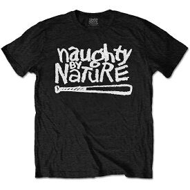 NAUGHTY BY NATURE UNISEX T-SHIRT: OG LOGO　Tシャツ(ブラック) オフィシャル！official license　正規品