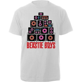 THE BEASTIE BOYS UNISEX T-SHIRT: TAPE 　Tシャツ(ホワイト) オフィシャル！official license　正規品