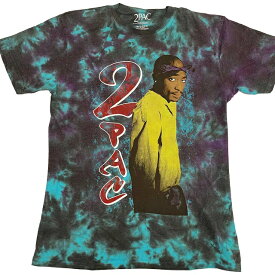 2PAC TUPAC UNISEX T-SHIRT: VINTAGE TUPAC (WASH COLLECTION)　Tシャツ(ブラック) オフィシャル！official license　正規品
