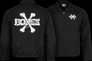 POWELL PERALTA�@CROSS BONES JACKET BLACK�@�p�E�G���E�y�����^�@�W���P�b�g �N���X�{�[���Y