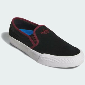 【adidas skateboarding 】シュムーフォイル SHMOOFOIL コアブラック/シャドーレッド/クラウドホワイト JQ1044 スリッポン SLIP ON 日本国内正規品