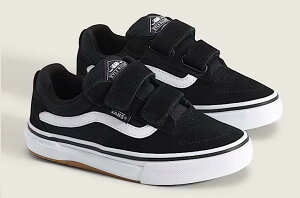 VANS Kids Skate Kyle Walker Wafflecup Shoe BLACK/WHITE ���@���Y �X�P�[�g�@�J�C���E�E�H�[�J�[ �X�P�[�g�{�[�h �V���[�Y