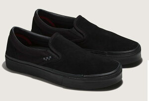 VANS SKATE SLIP-ON / Black/Black �o���Y �X�P�[�g �X���b�|�� VN0A5FCABKA ���@���Y �X�j�[�J�[