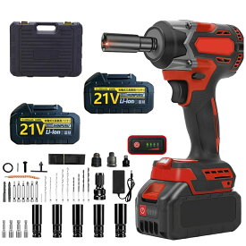 【楽天1位】電動インパクト インパクトレンチ タイヤ交換 インパクトドライバー 充電式 最大トルク780N・m インパクト ブラシレスモーター 1/2‘’トルクレンチ 1台3役 自動停止 無段変速 正逆転モード タイヤ脱着 両用 電動ドライバー 2025