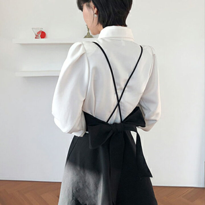 楽天市場 即納有 黒 ワンピース ロング レディース サスペンダー おしゃれ ロング丈 ゆったり Aライン きれいめ シンプル かっこいい バッククロス カシュクール Vライン 無地 ブラック シック ドレス ワンピ 春 夏 秋 代 30代 40代 50代 クラシック リボン Like