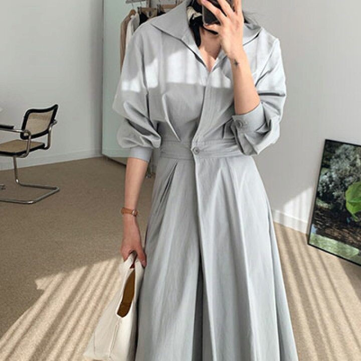 楽天市場】ロングワンピース レディース きれいめ カジュアル 袖あり 
