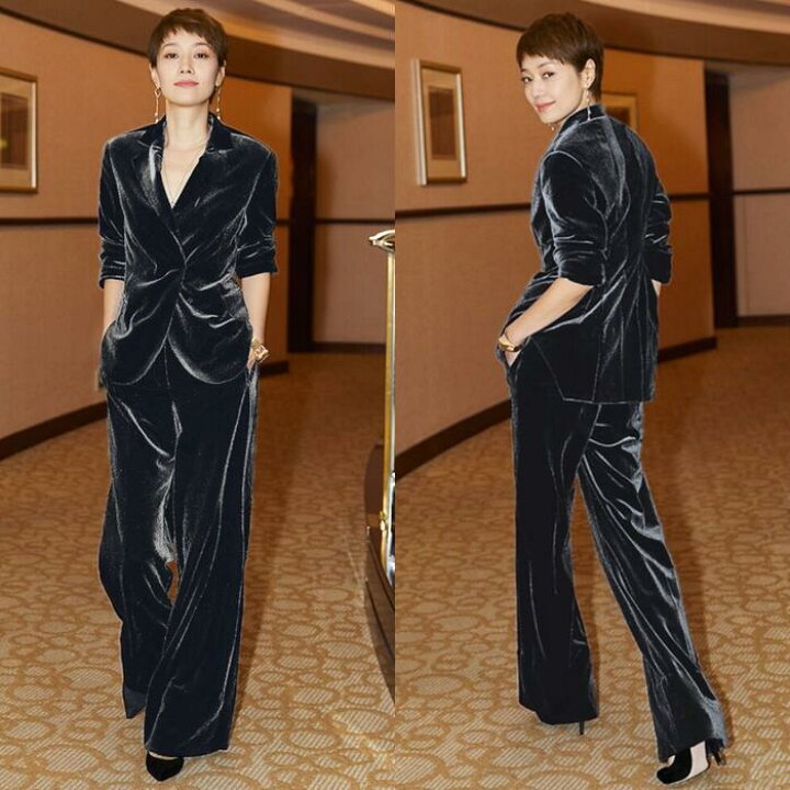 楽天市場】パンツ セット ビジネス スーツ レディース 春 秋 冬 大きい 